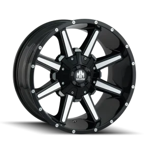 Mayhem – ARSENAL – Black – 17″x9″ -12mm – Summer Wheels – 8104-7956B